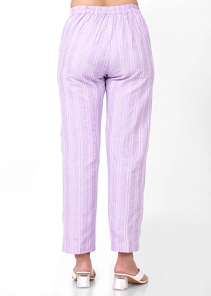 Purple Coordset Pant Back