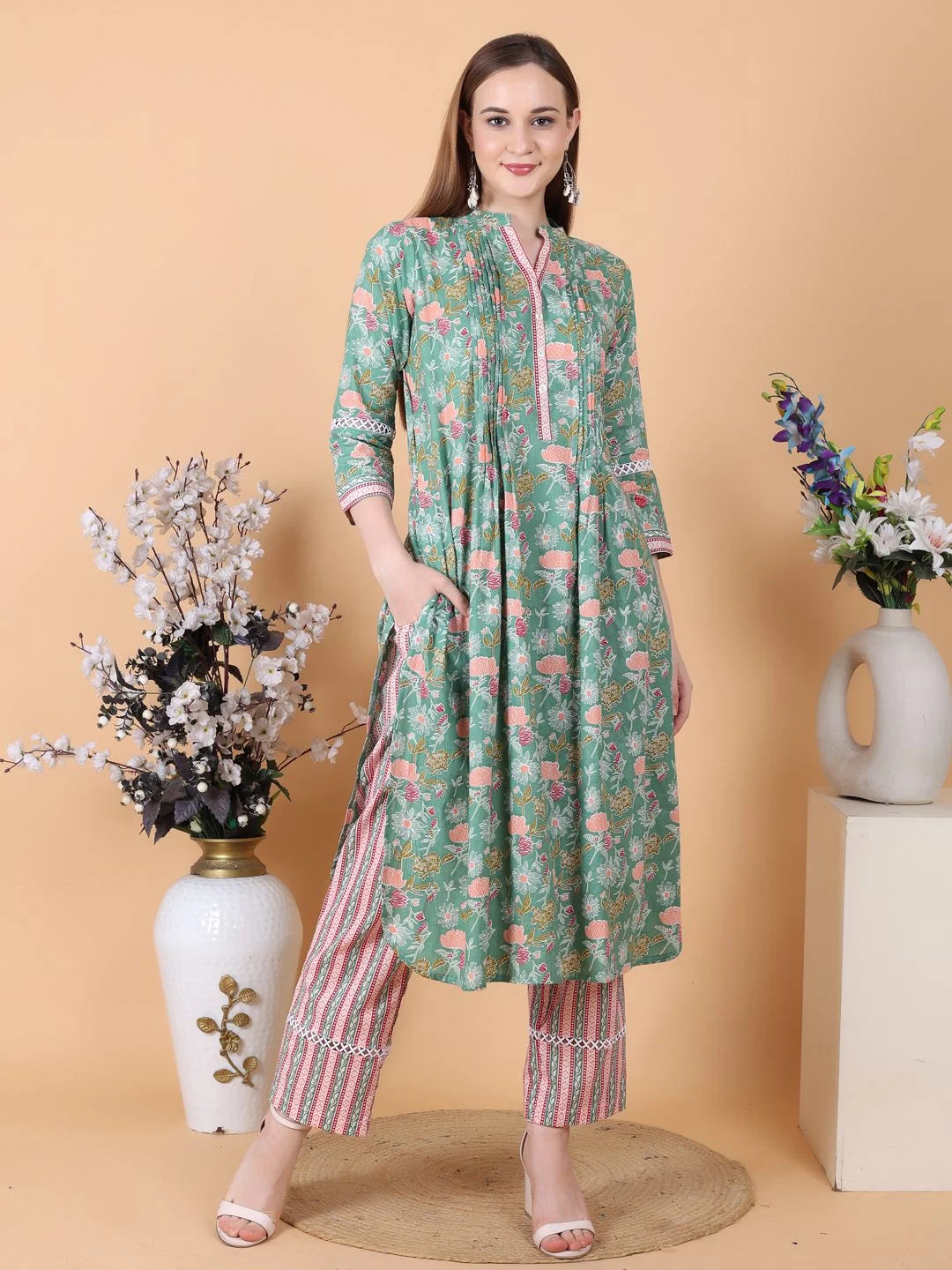 Mint Green Front Pose