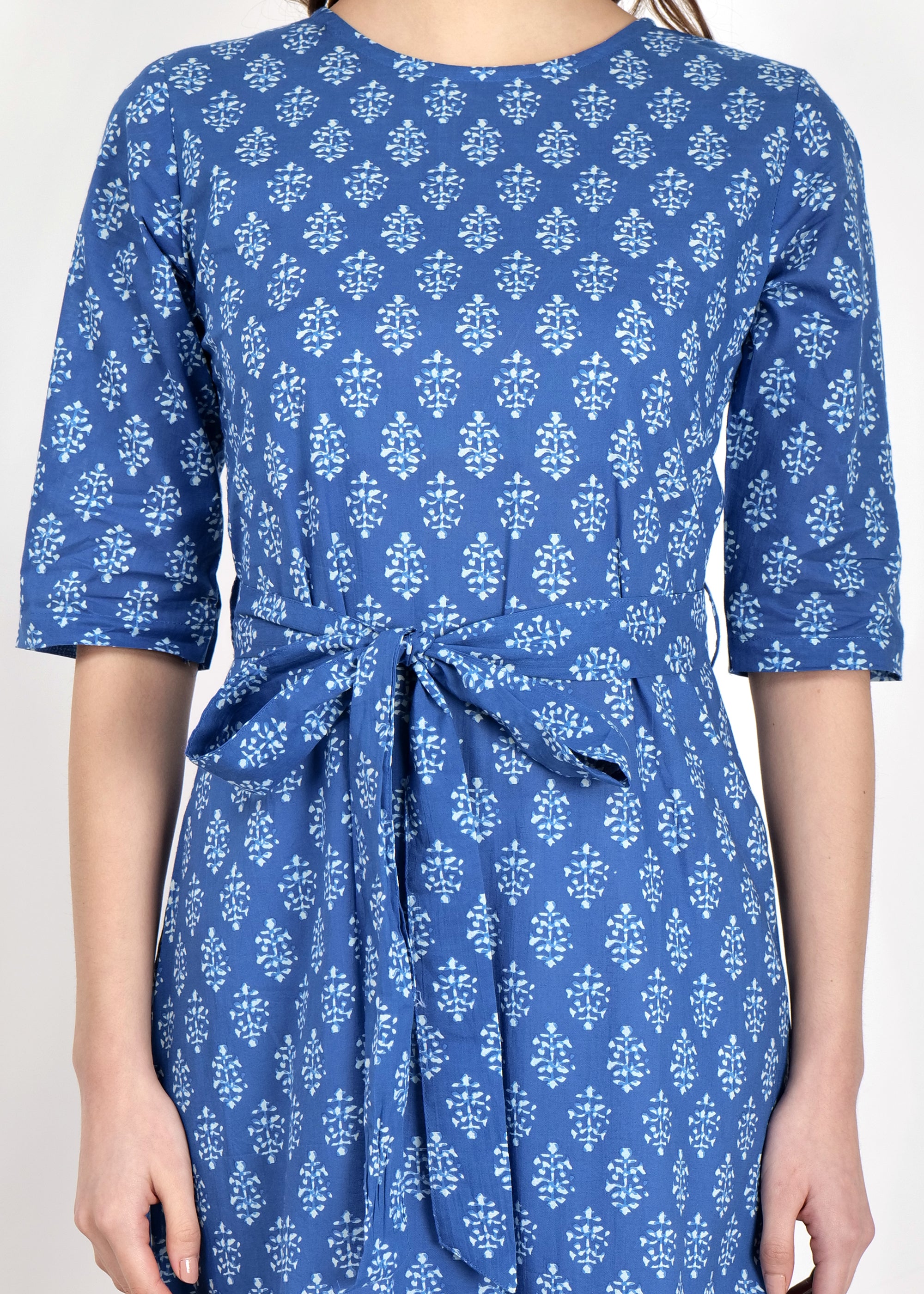 Cotton Flared Hem Dress