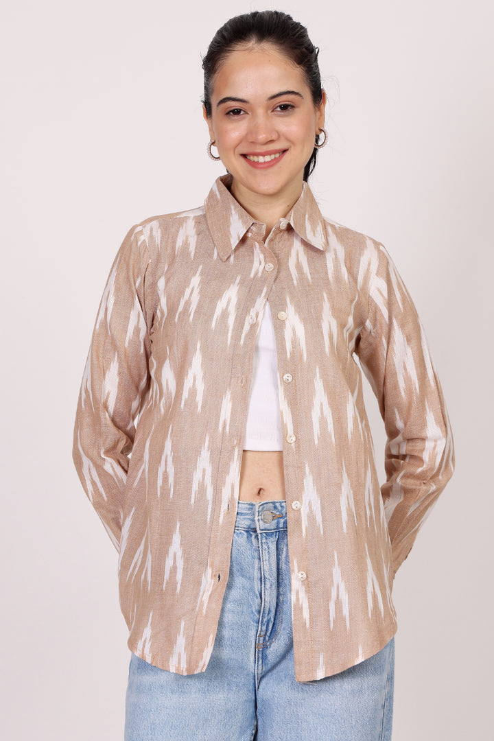 Bash Colour Ikkat Shirt