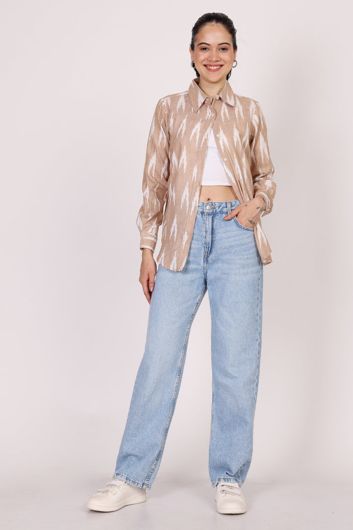 Bash Colour Ikkat Shirt