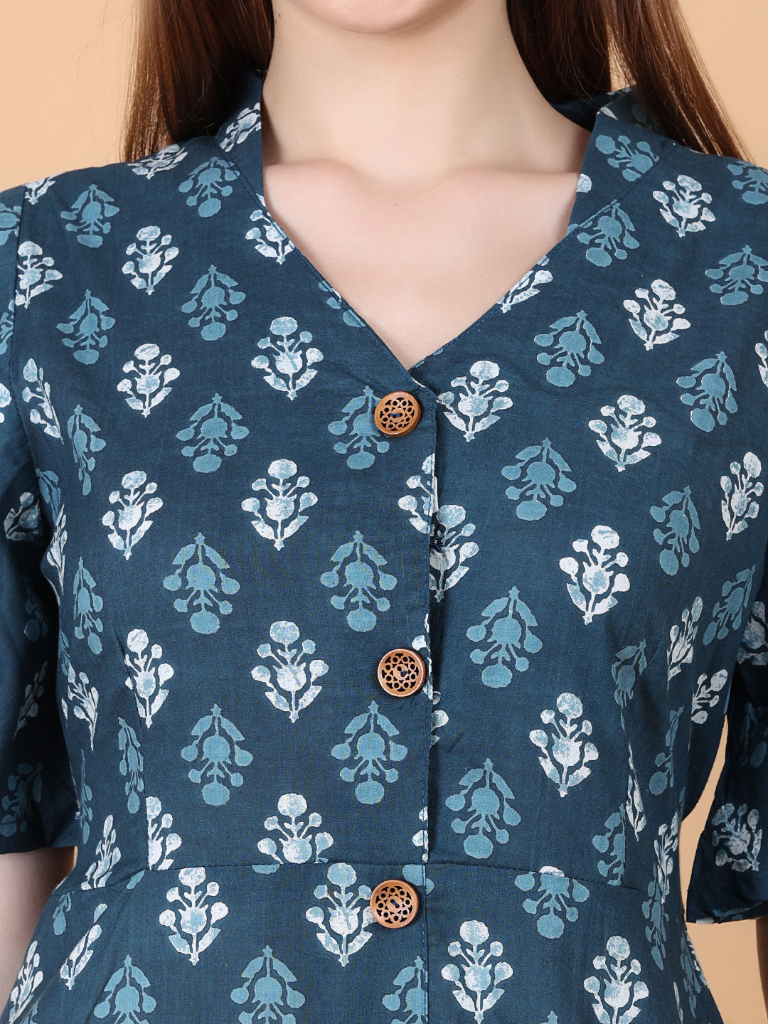 Bell Sleeves  A line Dress