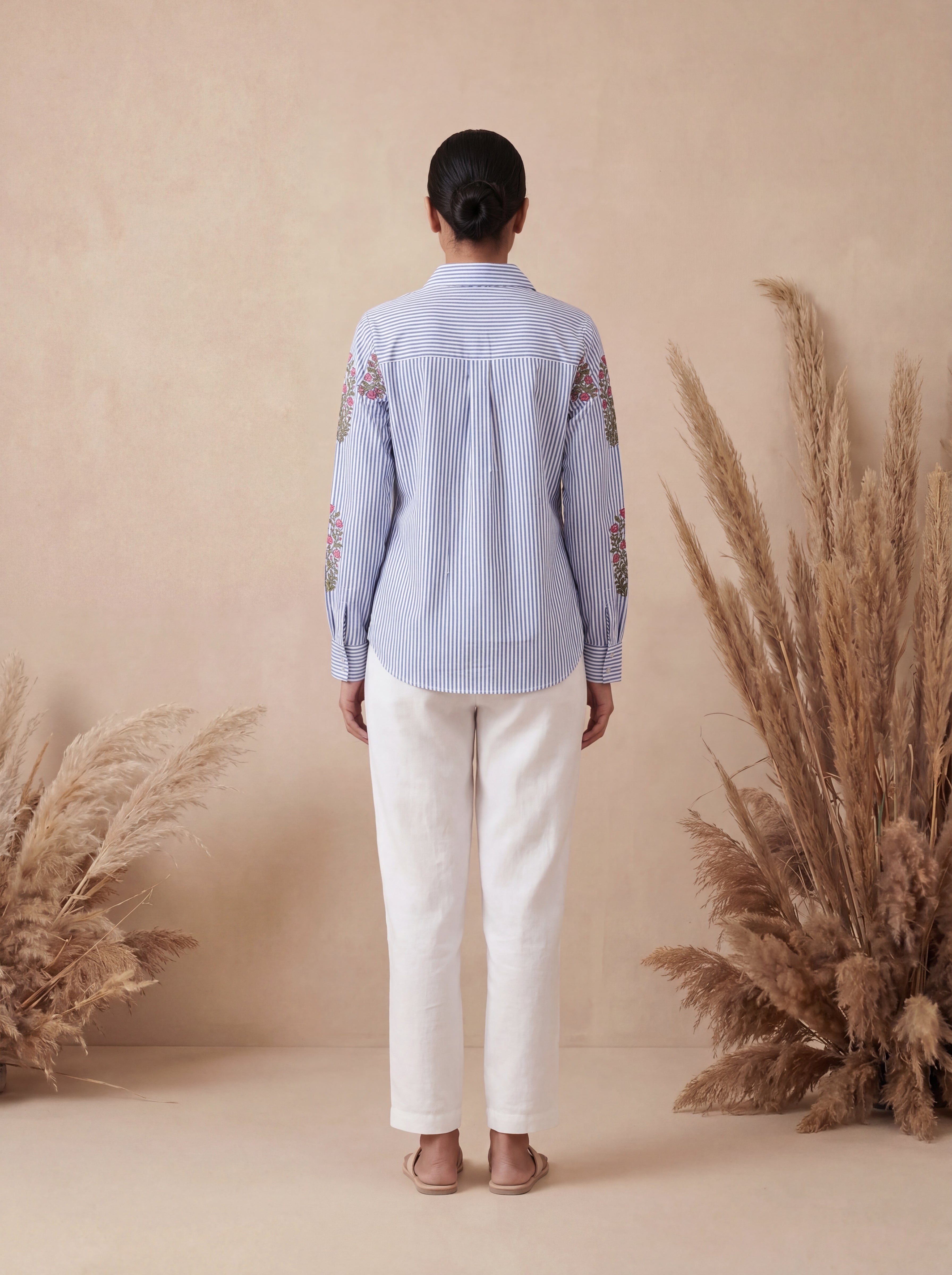Rutba Purple Stripe Shirt