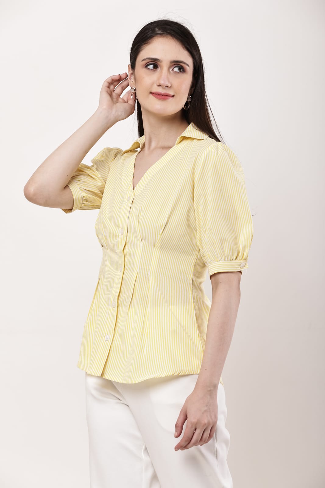 Pure Pleated Cotton Top