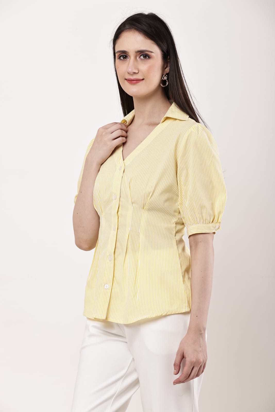 Pure Pleated Cotton Top