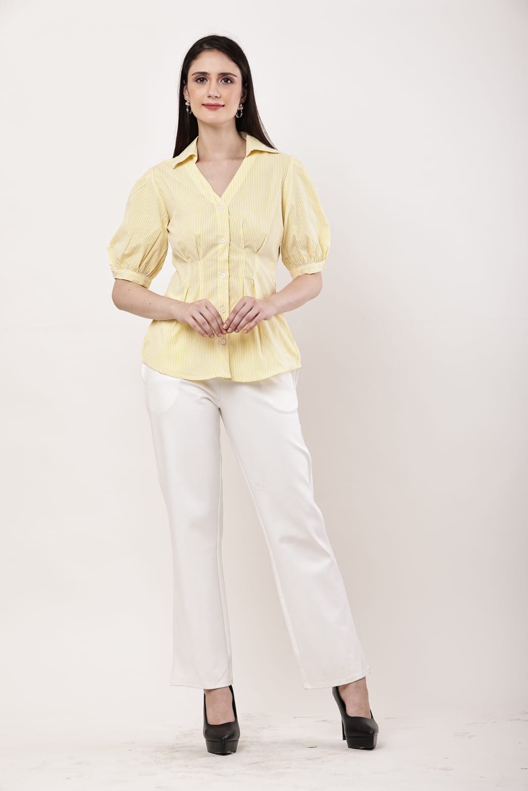 Pure Pleated Cotton Top