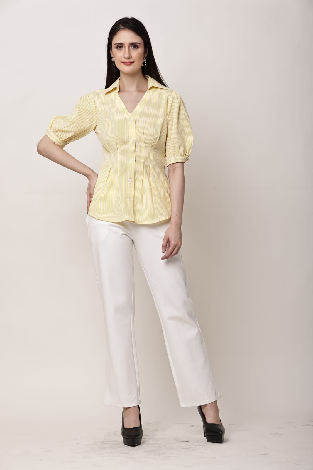 Pure Pleated Cotton Top