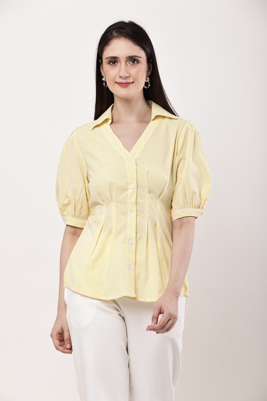 Pure Pleated Cotton Top
