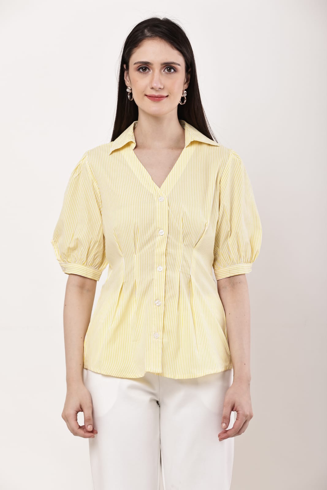 Pure Pleated Cotton Top