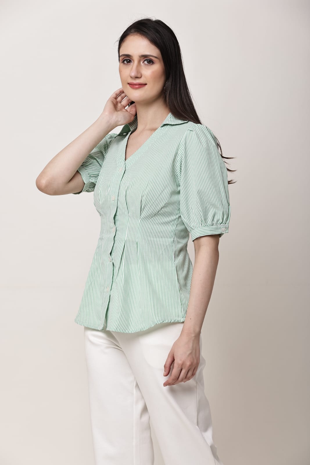 Pure Pleated Cotton Top