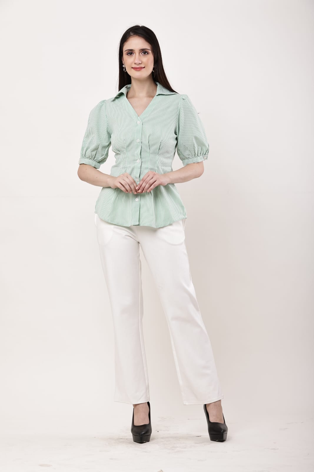 Pure Pleated Cotton Top