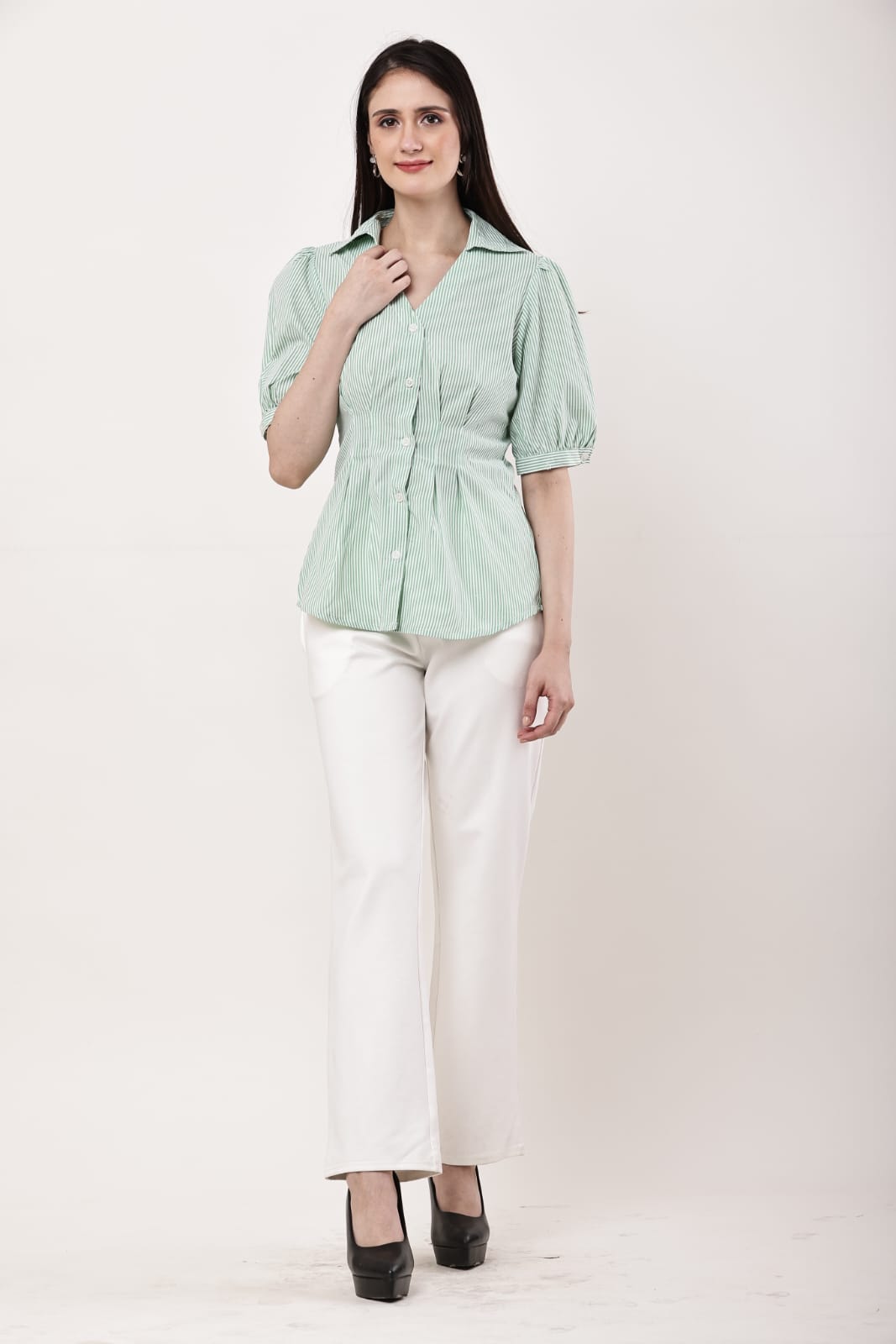 Pure Pleated Cotton Top