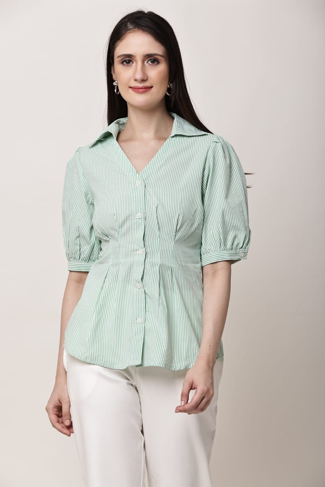 Pure Pleated Cotton Top