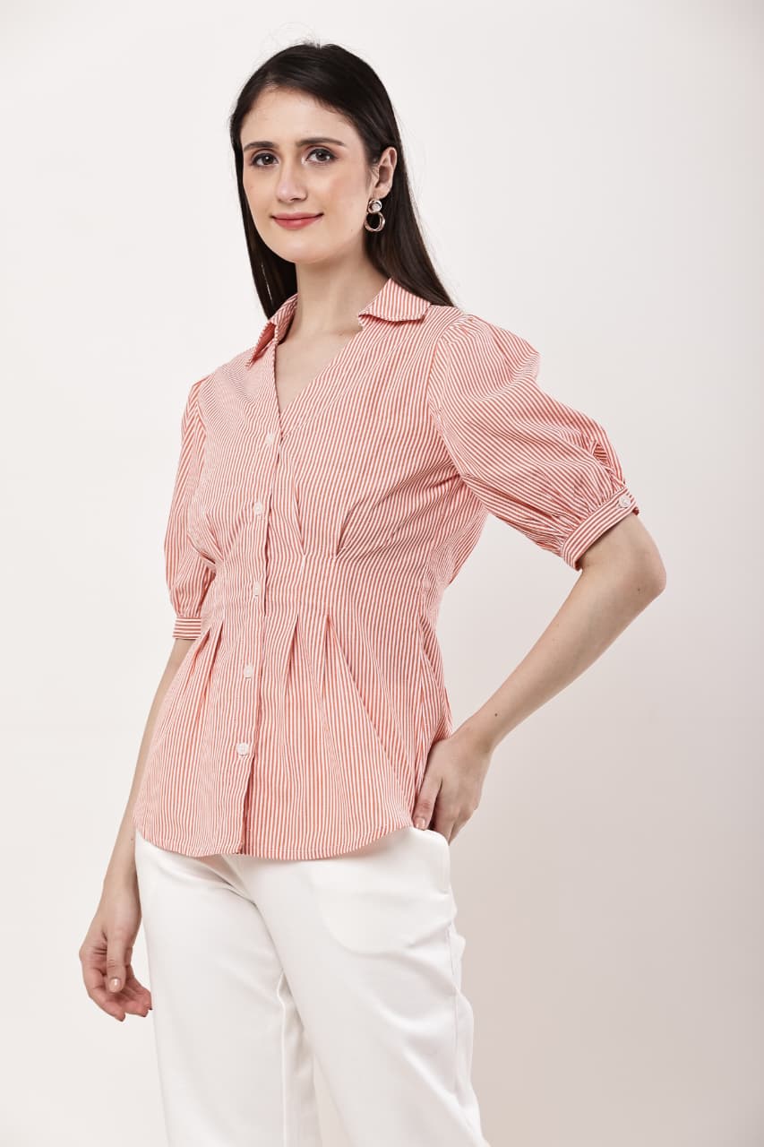 Pure Pleated Cotton Top