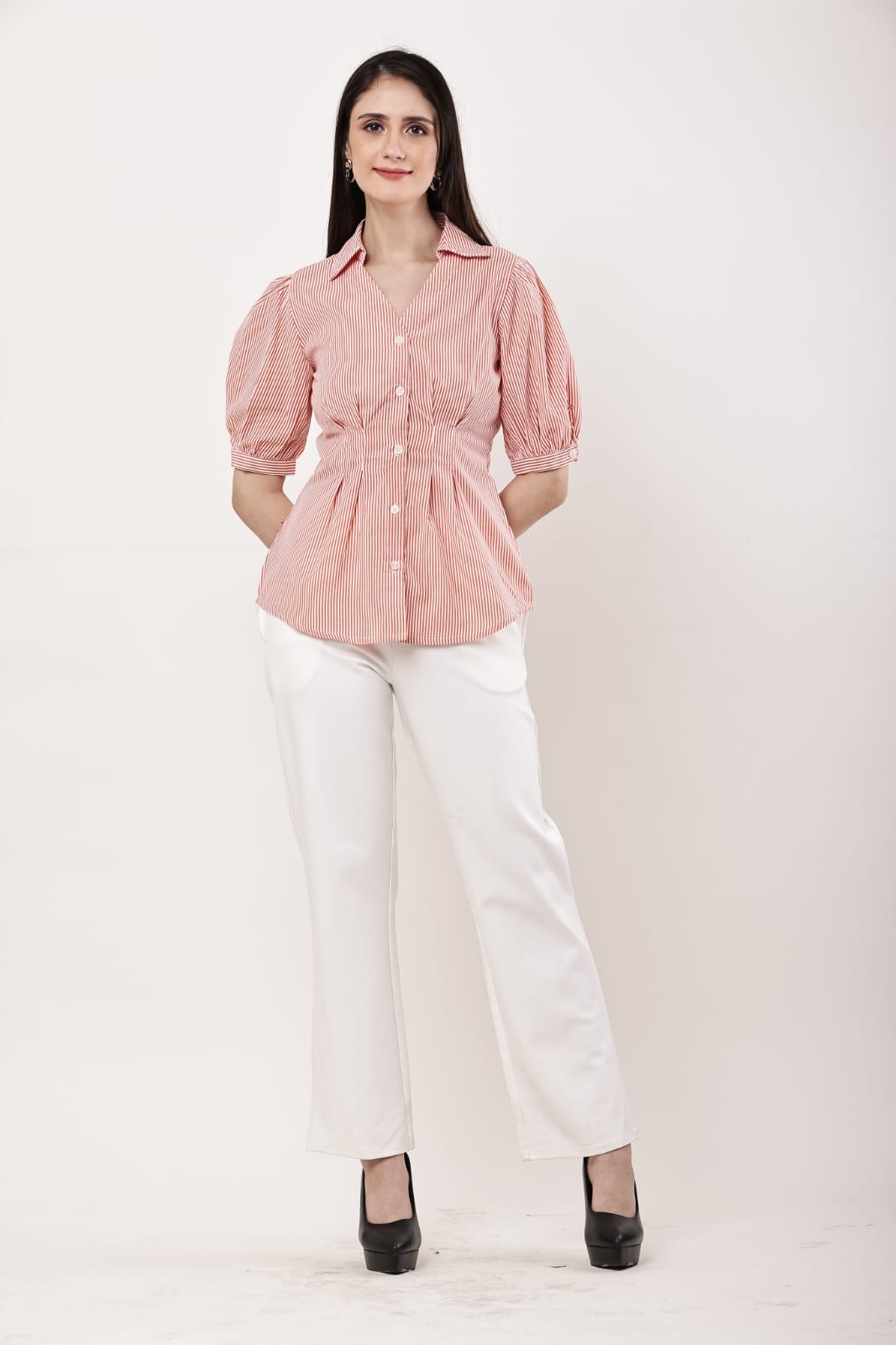 Pure Pleated Cotton Top