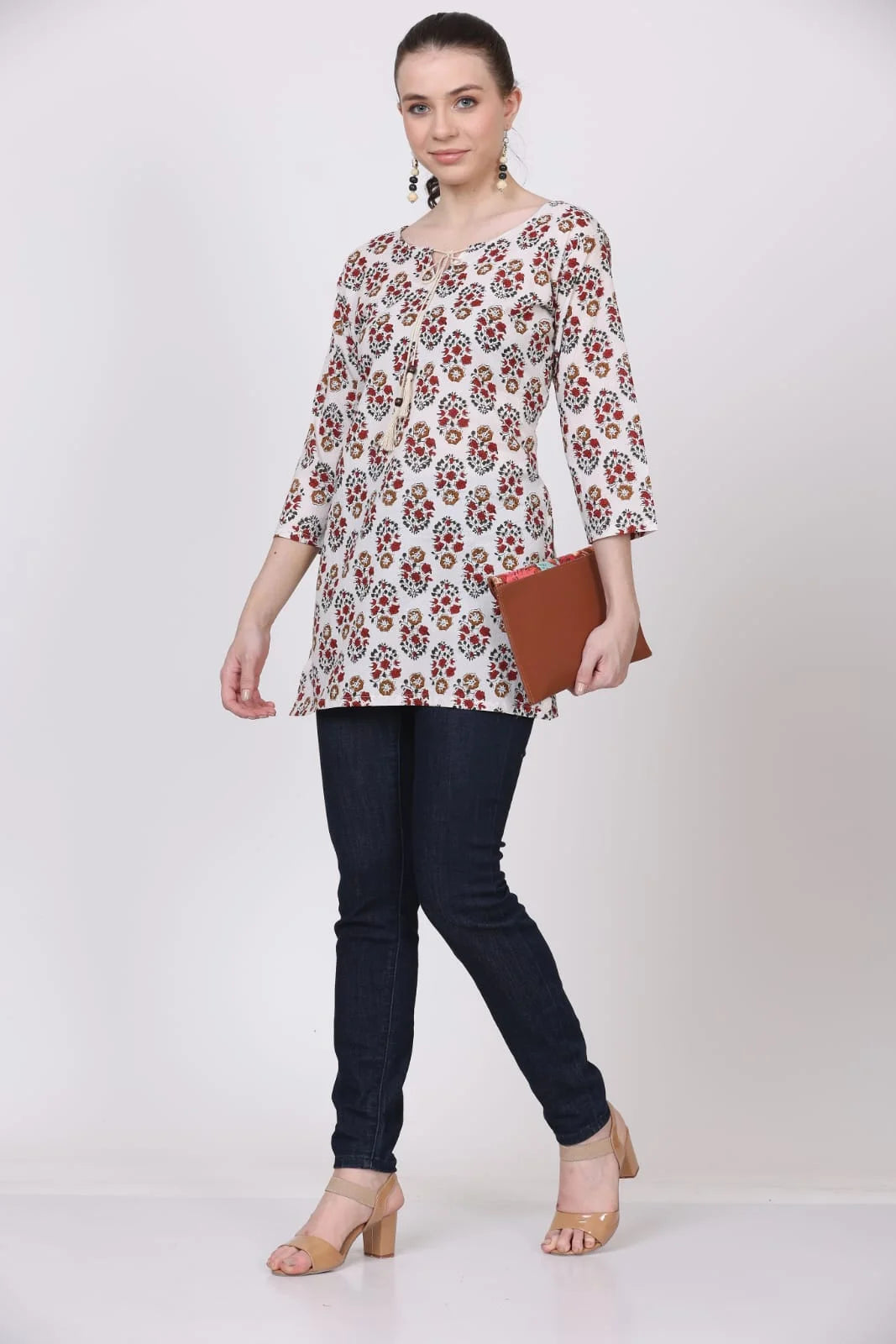 Cotton Kalamkari Short Kurta