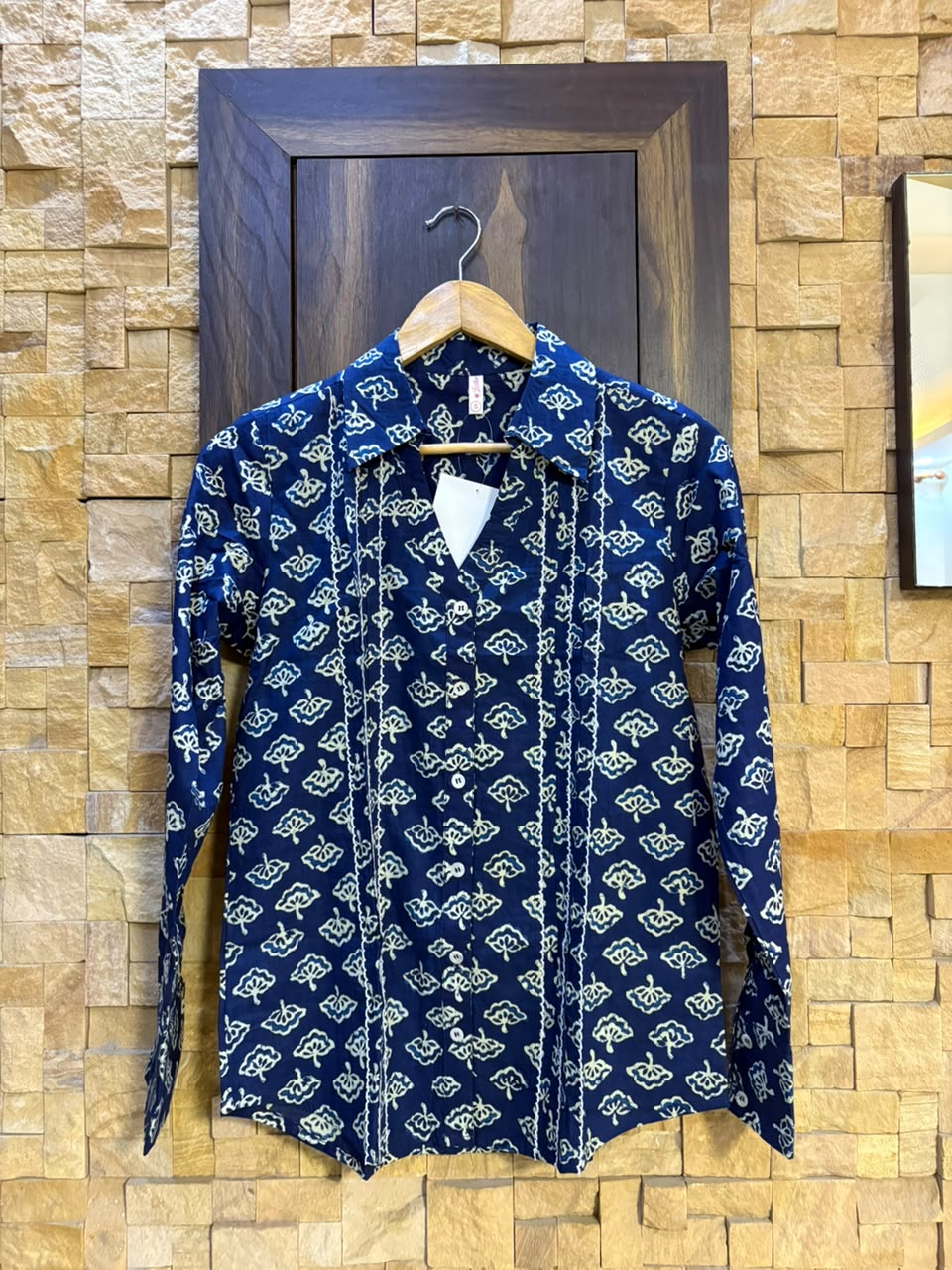 Flower Booti Cotton Office wear Shirt