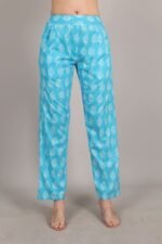 Elegant Sky Blue Print Coord Set - Image 2