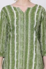 Stripes Print Cotton Kurti - Image 6