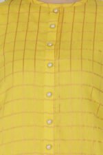 Cotton Straight Kurta with Front Pearl Buttons - Image 6