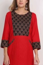 A-Line Kurta with Front Pocket - Image 5