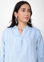 Sky Blue Comfy Cotton Coord set - Image 5