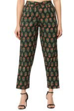 Military Green Printed Pant