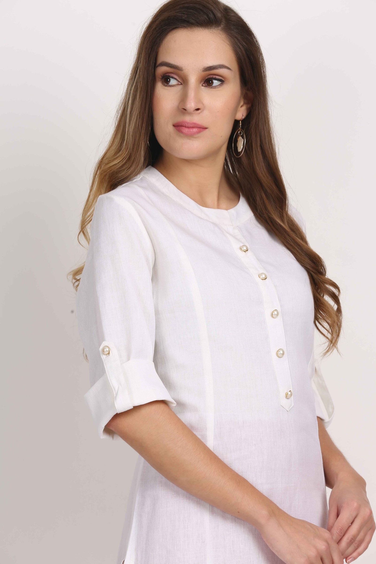 JIV0000005 (5) Cotton Flex Straight Kurta with Folding Sleeves - Image 12