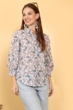 *White Cotton Shifli Shirt - Image 5